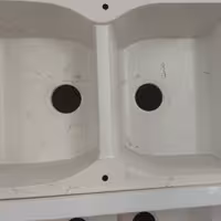 سینک گرانیتی دولگن سفید طوسی 