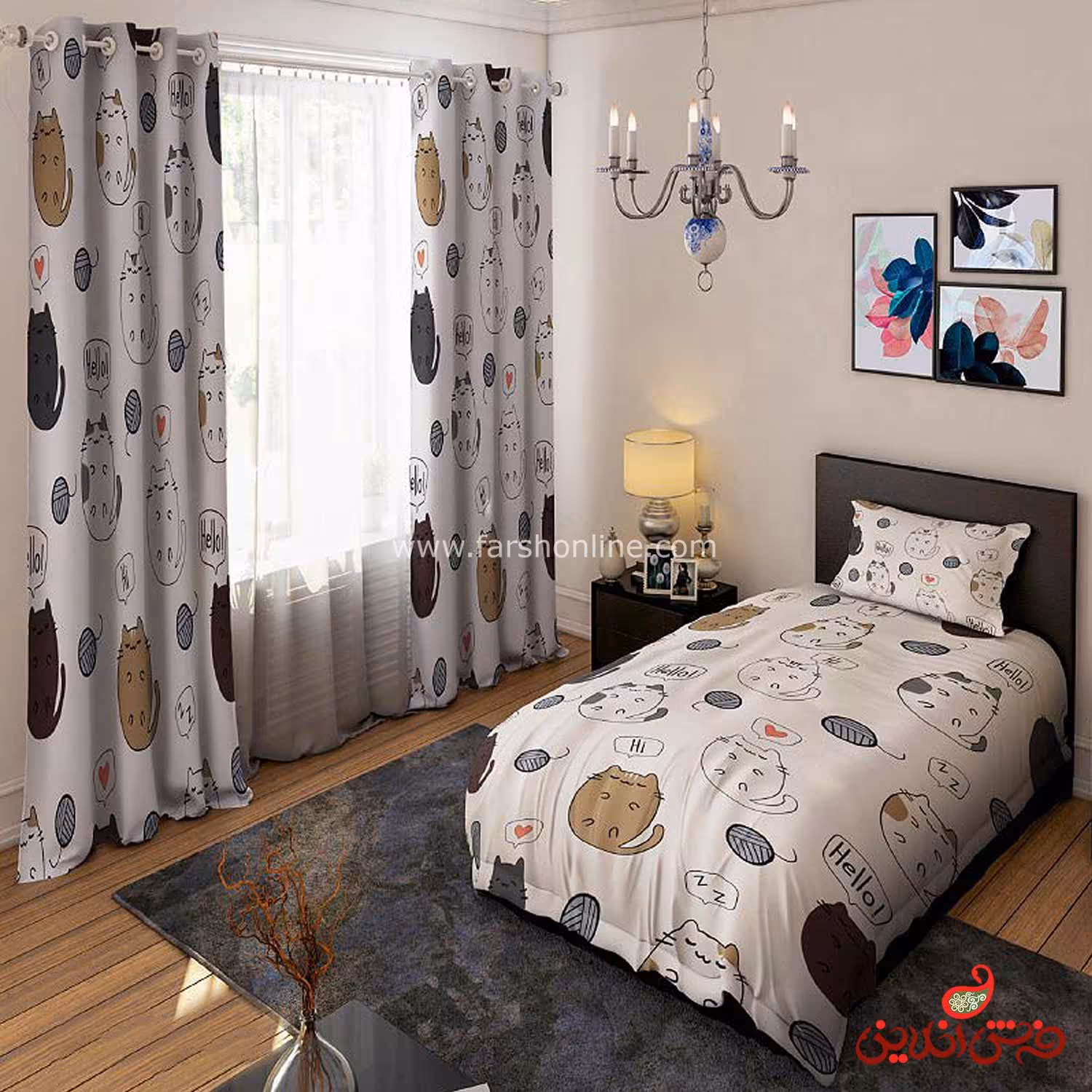 روتختی طرح گربه کد 15445