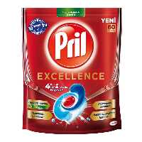 قرص ماشین ظرفشویی پریل مدل Excellence بسته 60 عددی 
