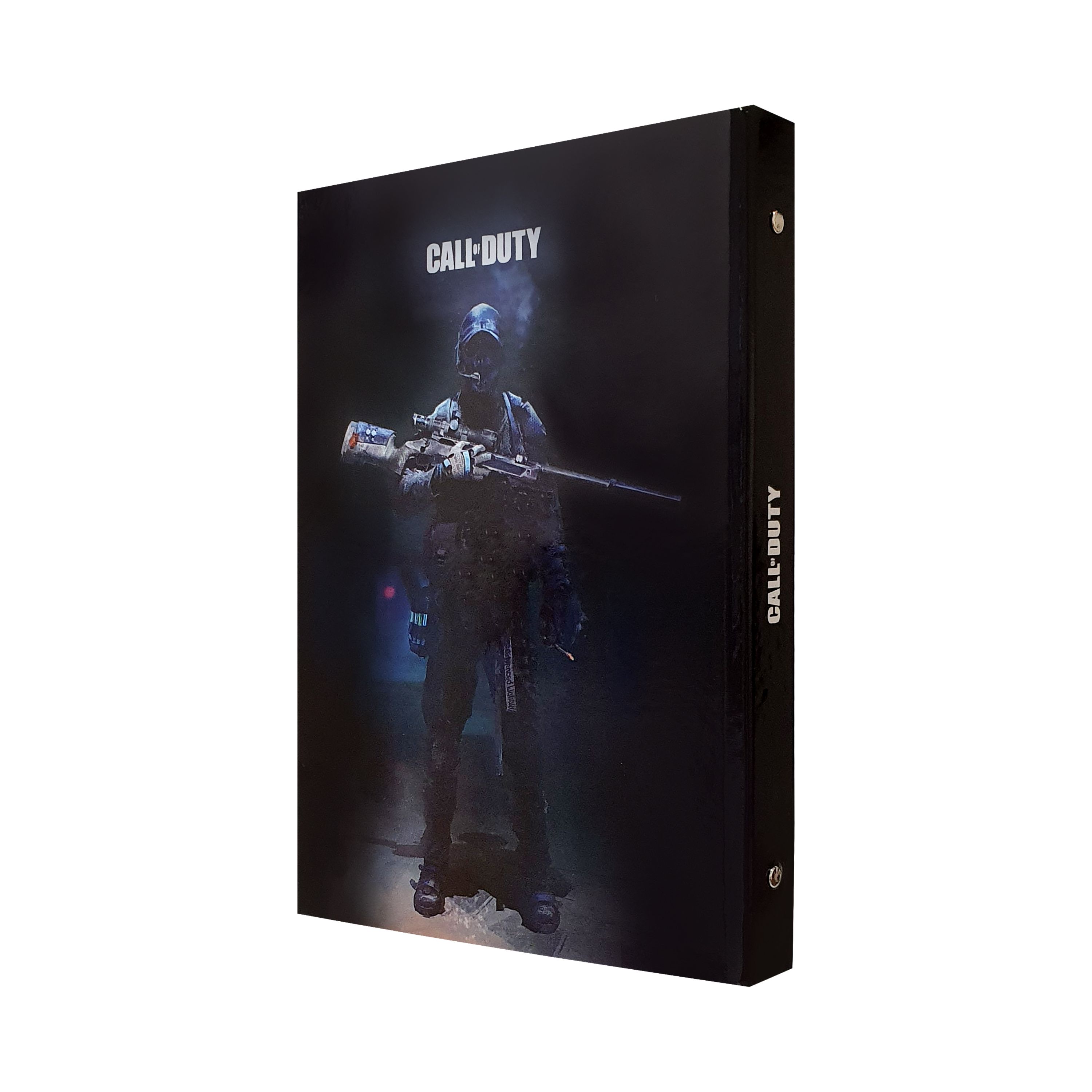 دفتر کلاسوری 100 برگ پدیده نقش مدل 26 حلقه کالکشن game طرح call of duty کد 02