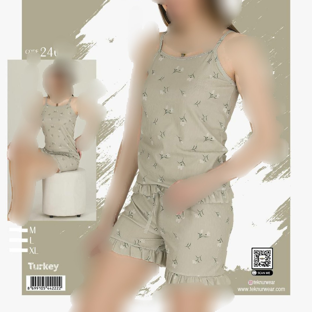 ست تاب شورتک زنانه