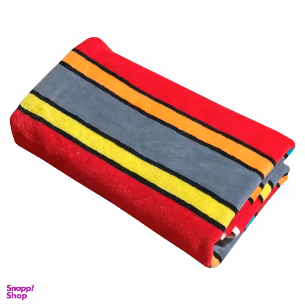 حوله استخری ماندگار طرح راه راه سایز 70x130 سانتی متر