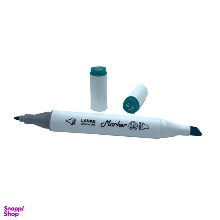 ماژیک راندو دو سر لانک کد 61 رنگ Peacock Green