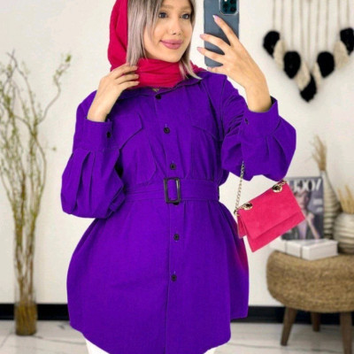 مانتو اسپرت زنانه داکرون مدل مانتو کد 55108