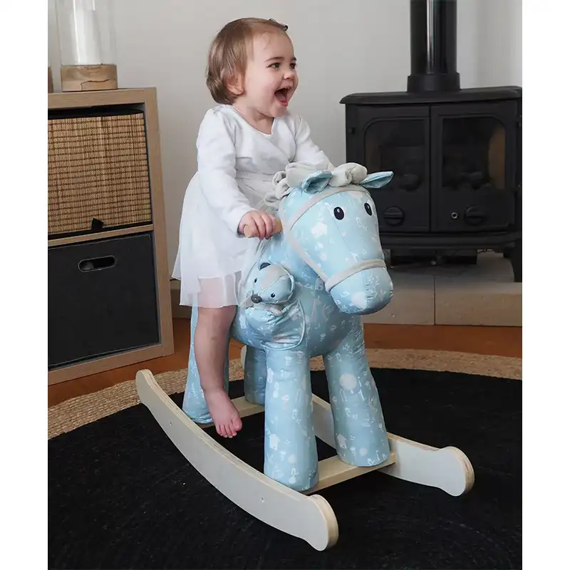 راکر اسب چوبی کودک لیتل برد little bird FIN &amp; MUNCHKIN كد 3081