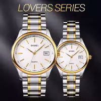 ست ساعت مچی عقربه ای زنانه و مردانه اسکمی مدل 1692