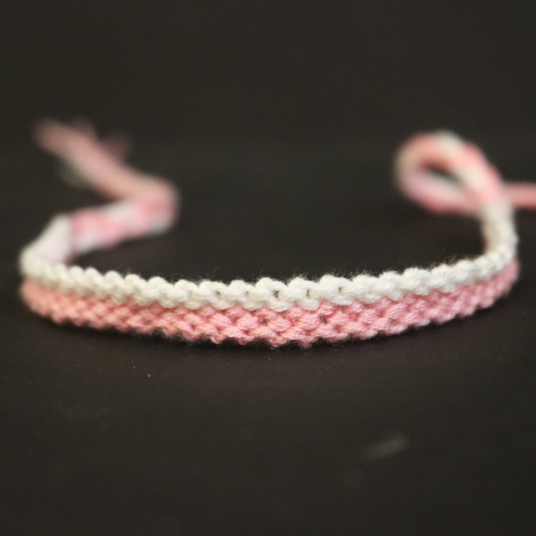 دستبند دوستی مدل دور نگ ساده