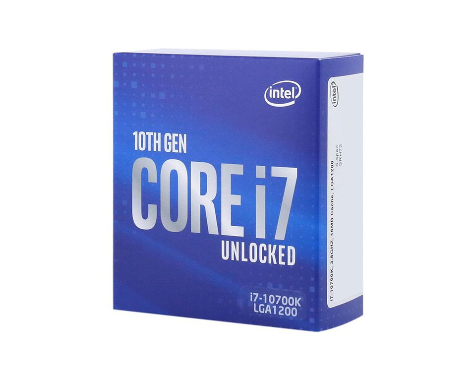 پردازنده مرکزی اینتل سری Comet Lake مدل Core i7-10700k باکس