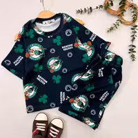 بلوز شلوارک اسپرت تمام چاپ