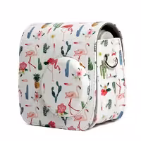 کیف دوربین فوجی فیلم مناسب برای FujiFilm Instax mini 9/8 Clear Flamingo Bag