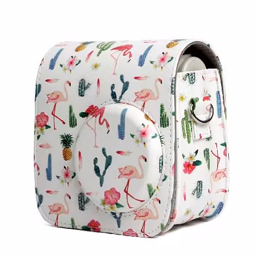 کیف دوربین فوجی فیلم مناسب برای FujiFilm Instax mini 9/8 Clear Flamingo Bag