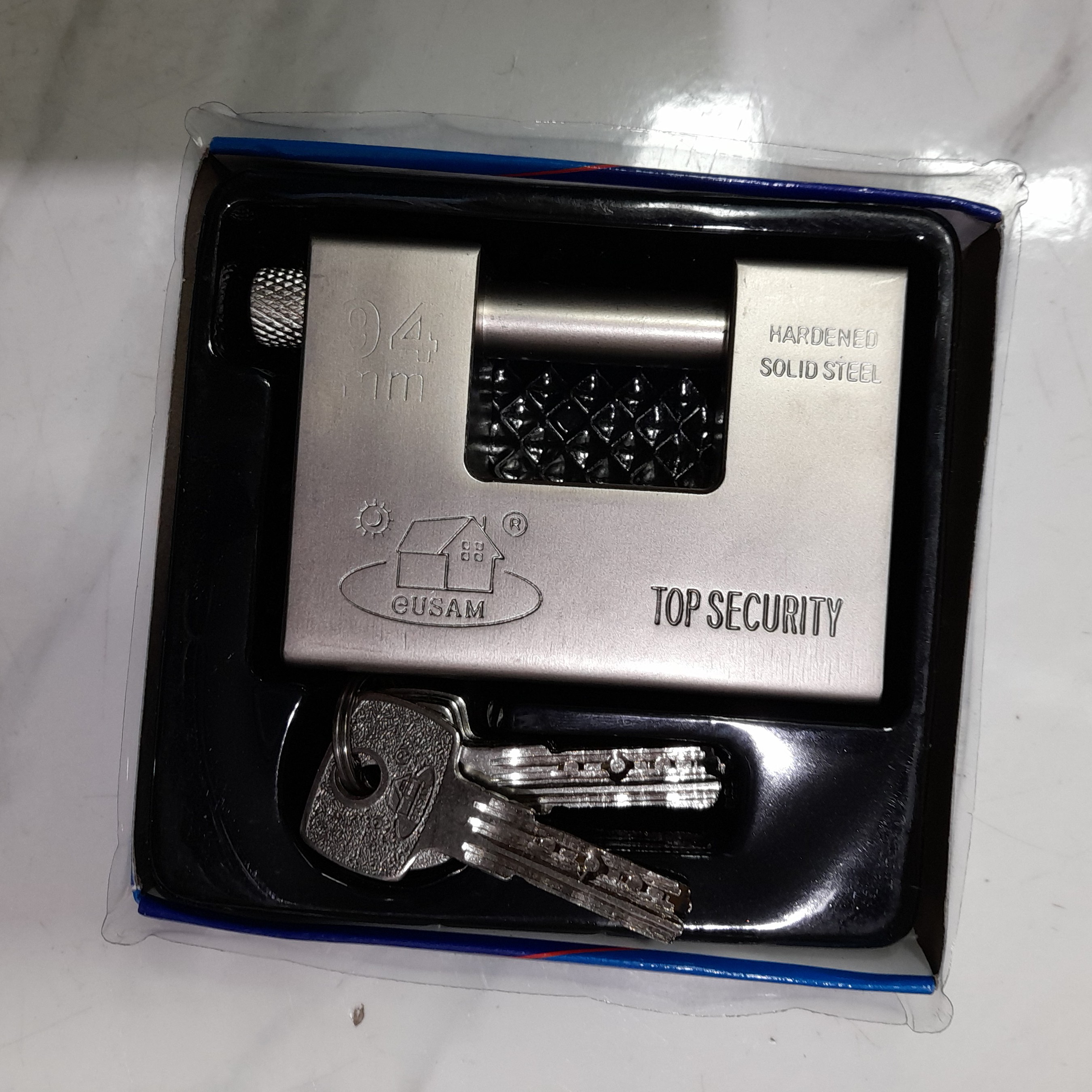 قفل کتابی بزرگ فولادی 94mm با کیفیت محکم