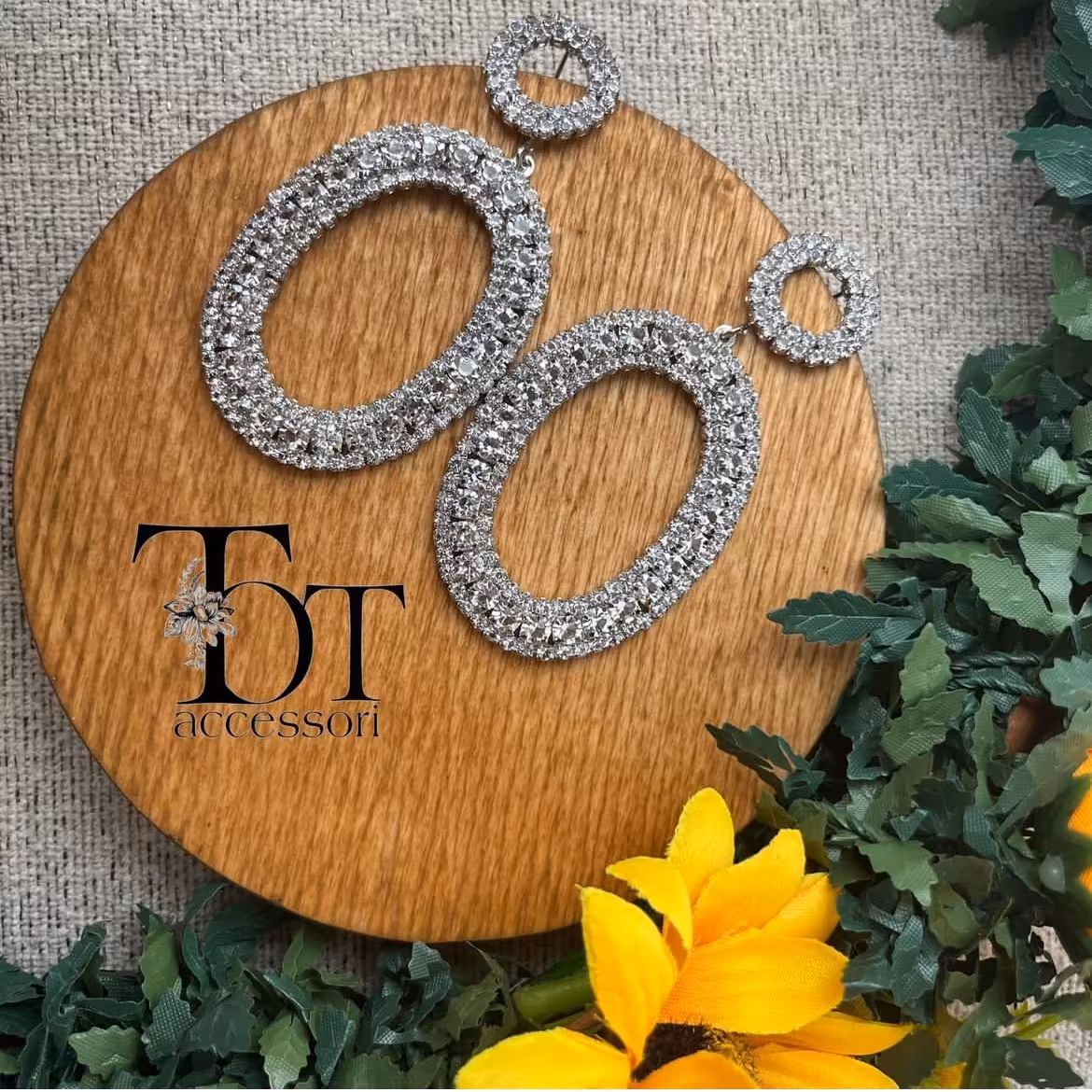 گوشواره مجلسی زیبا و پرطرفدار با بیضی