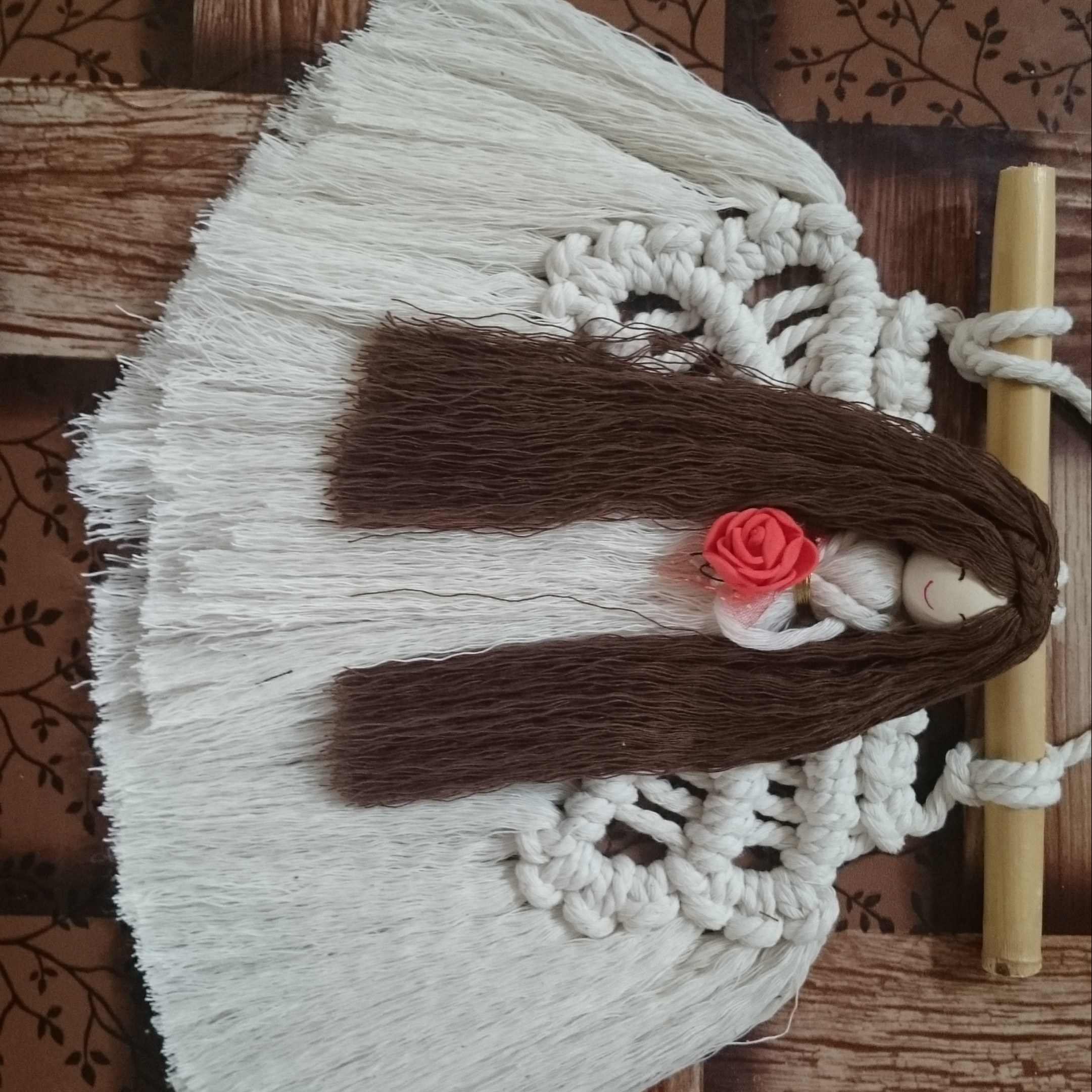 فرشته مکرومه آویز فرشته مکرومه 