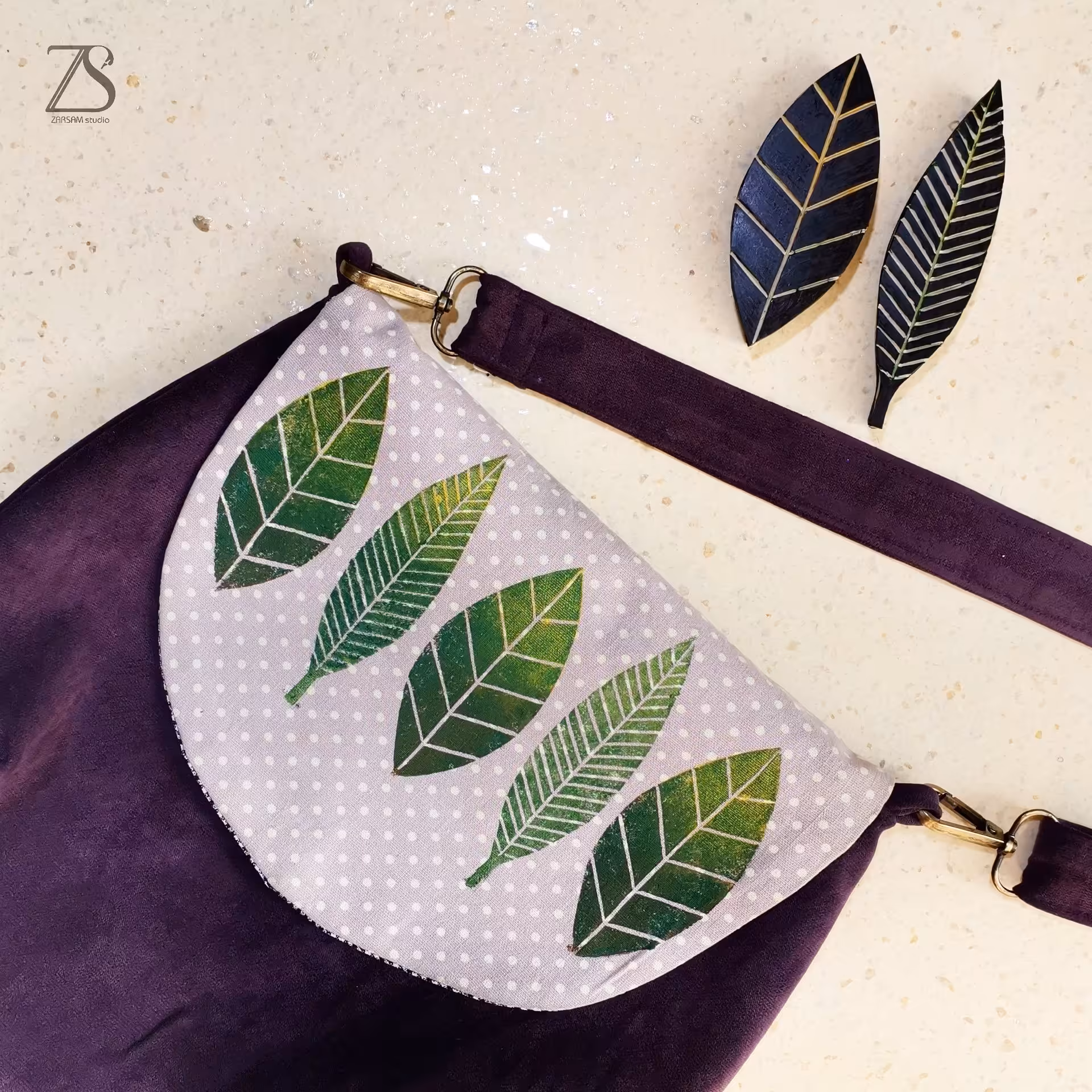 مهر دستساز لینولئوم برگ