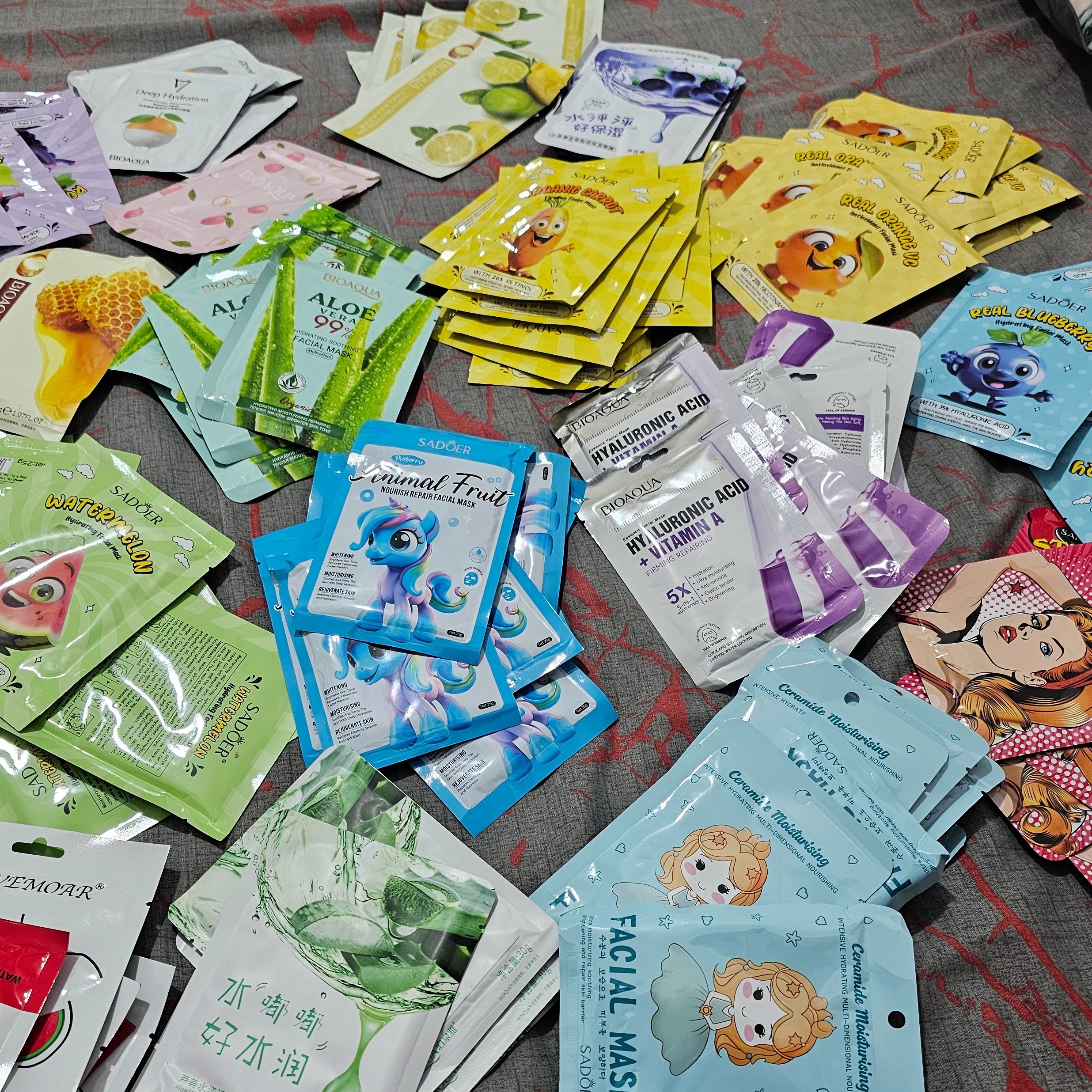 ماسک ورقه ای 10 عدد عمده