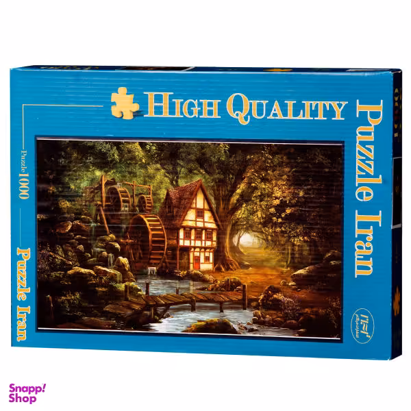 پازل 1000 تکه ایران پازل طرح دهکده چوبی