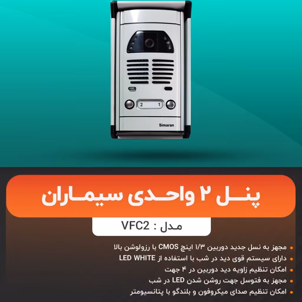 پنل  2واحده تصویری سیماران