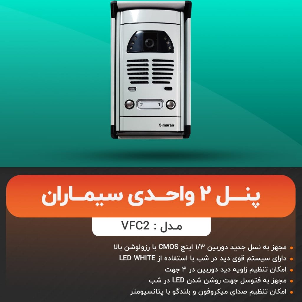 پنل 2واحده تصویری سیماران