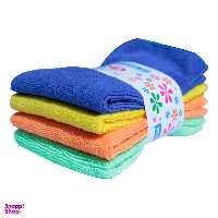 دستمال میکرو فایبر کد 30 بسته 4 عددی