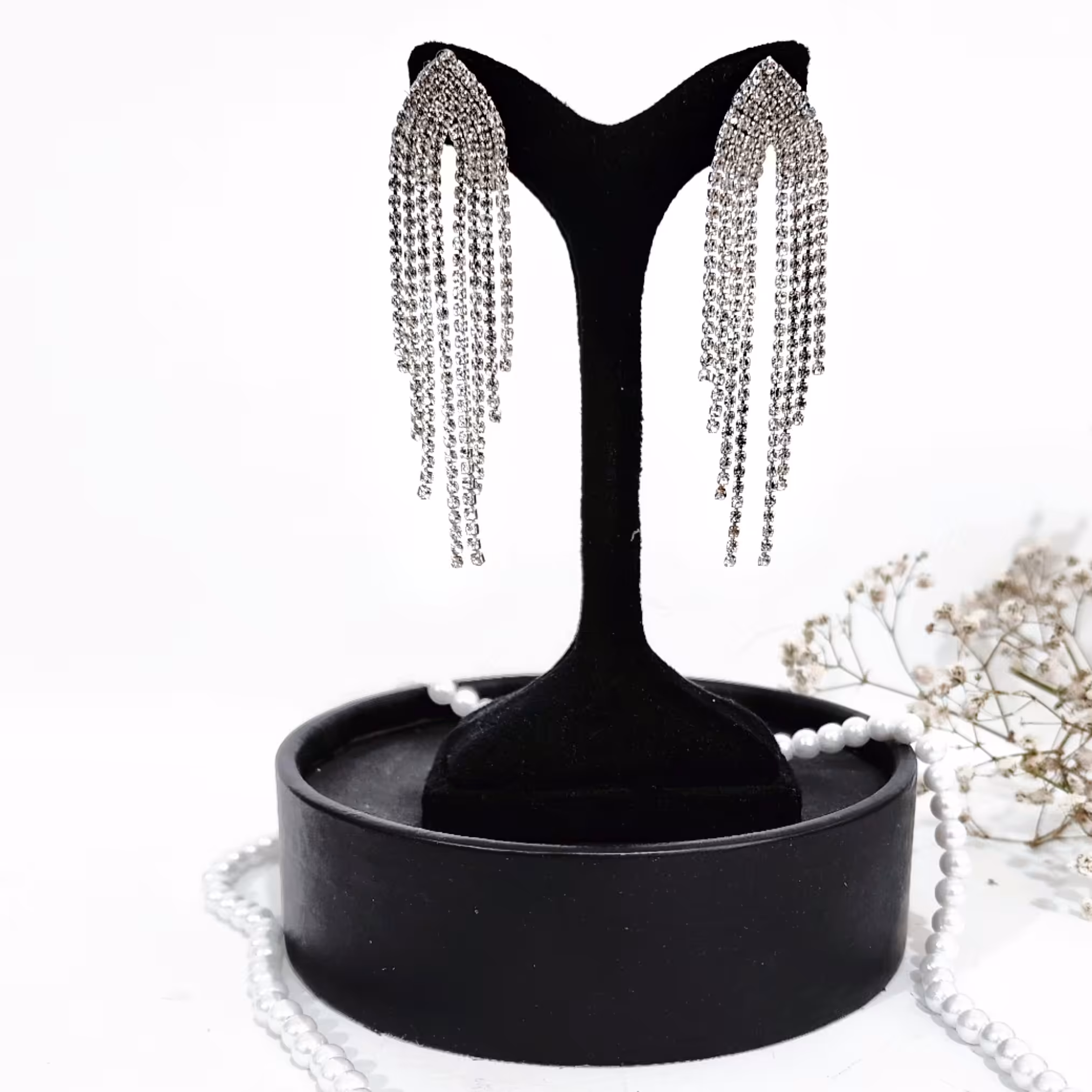 گوشواره فول نگین کد2