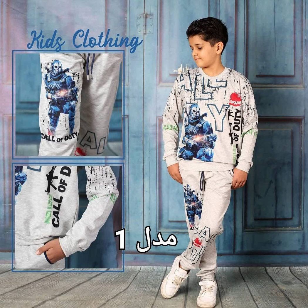 بلوز شلوار پسرانه ملانژ