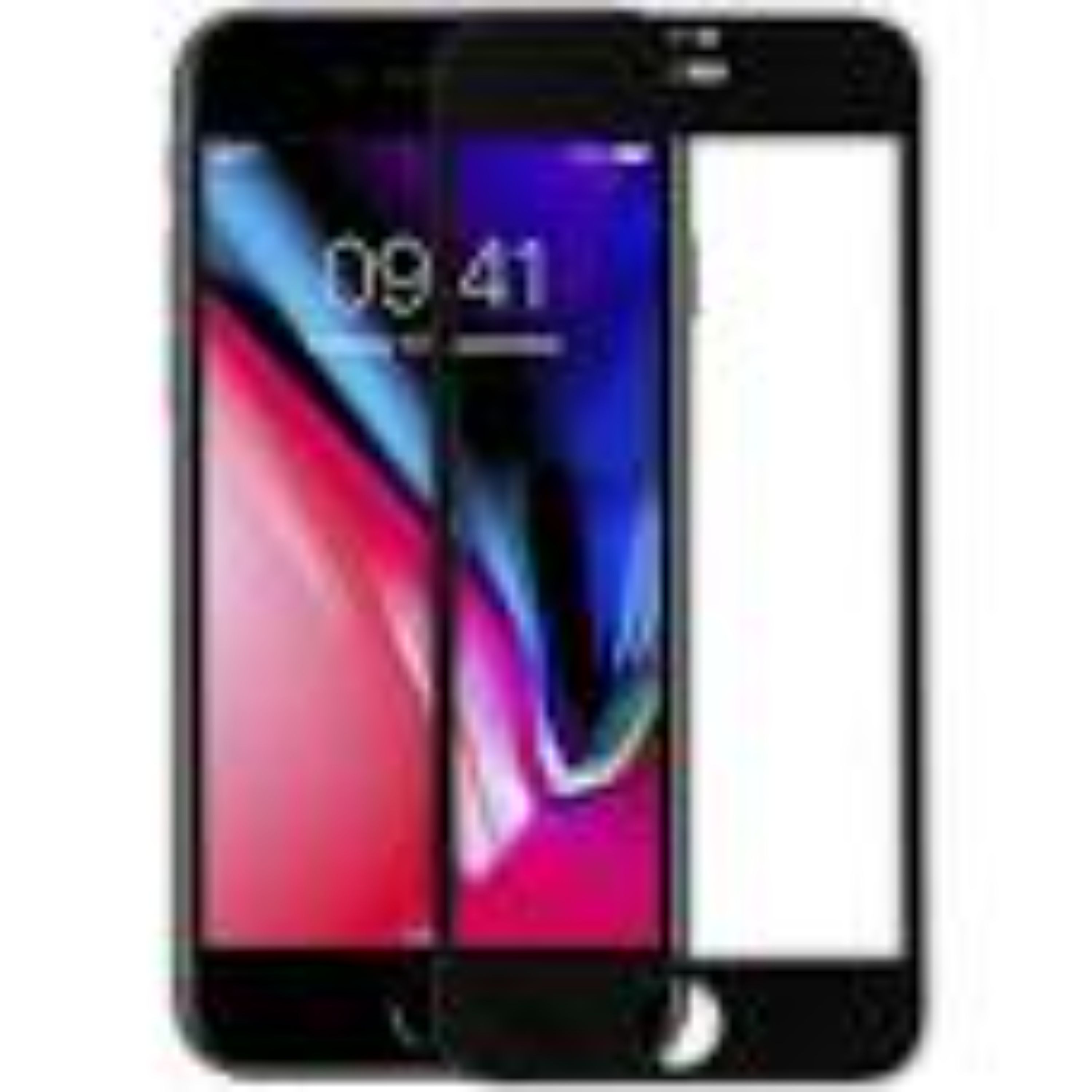 (پک دوعددی)گلس فول شیشه ای آیفون 7plus 8plus