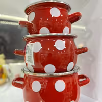 سرویس قابلمه لعابی 6پارچه اوکراین