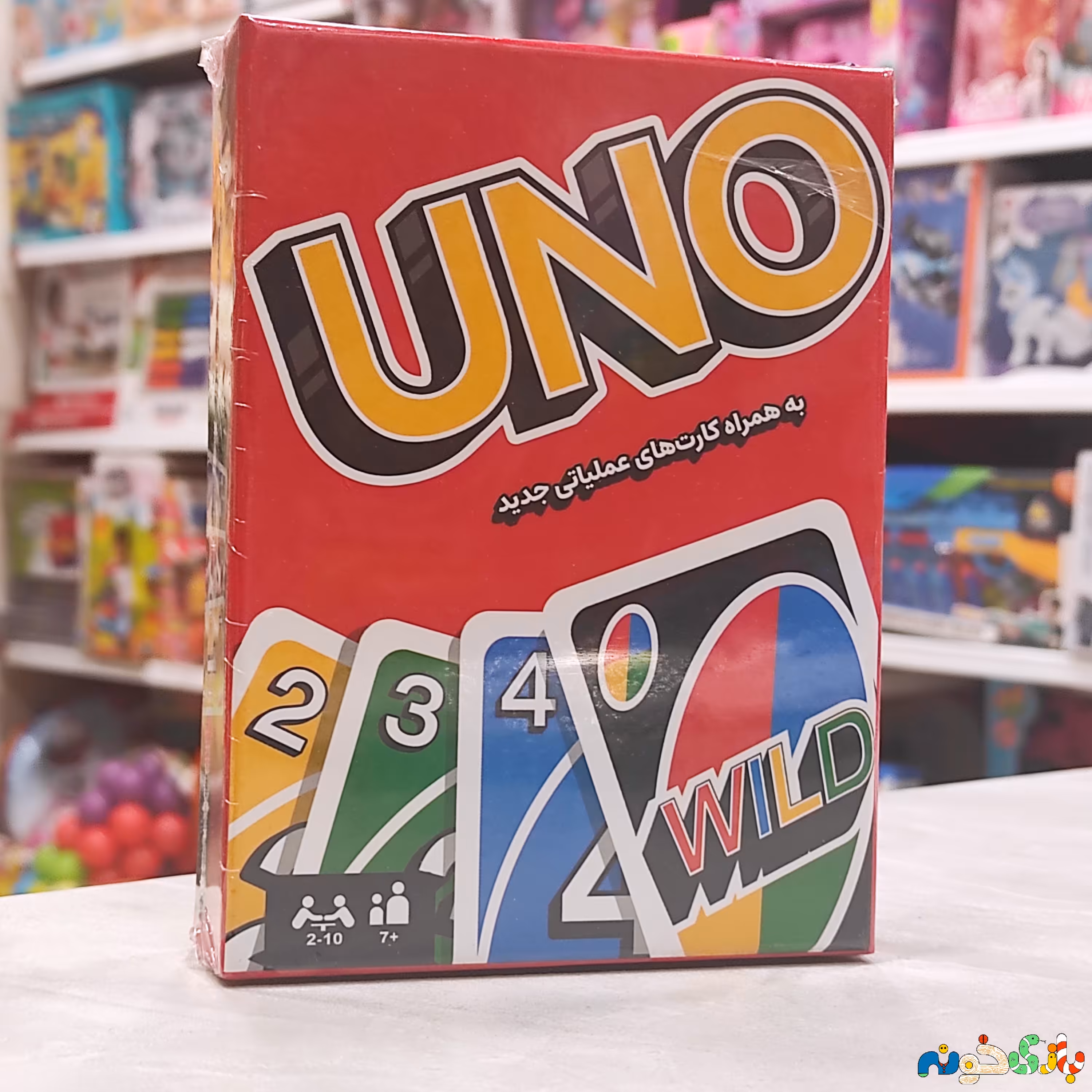 بازی کارتیUNO اونو  108 عددی شرکت Mr Gamer نسخه جدید به علاوه کارت عملیاتی 