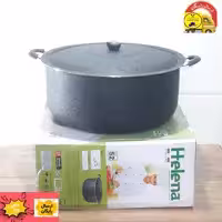 قابلمه گرانیتی نچسب هلناورق ضخیم سایز52کیفیت عالی ،گرانیت داخل مشکی وارسال رایگان