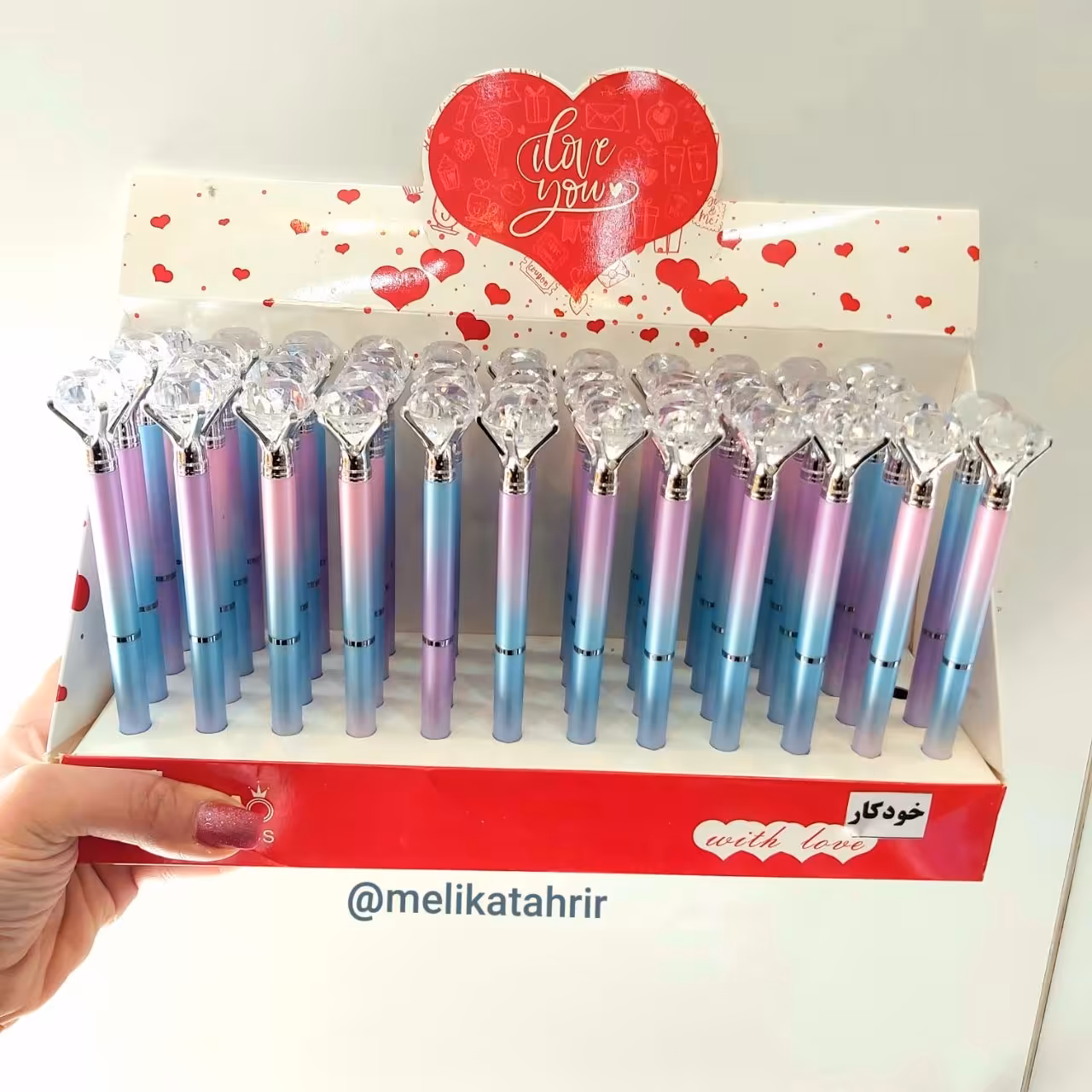 خودکار فانتزی پیچی طرح الماس