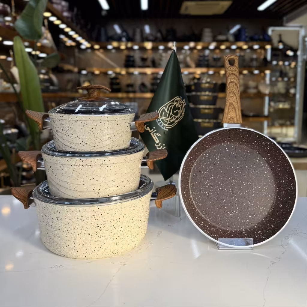 سرویس قابلمه 7 پارچه سوئینگ eviz کرم