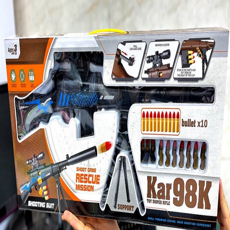 اسباب بازی تفنگ تک تیر انداز پوکه پران x3e-857