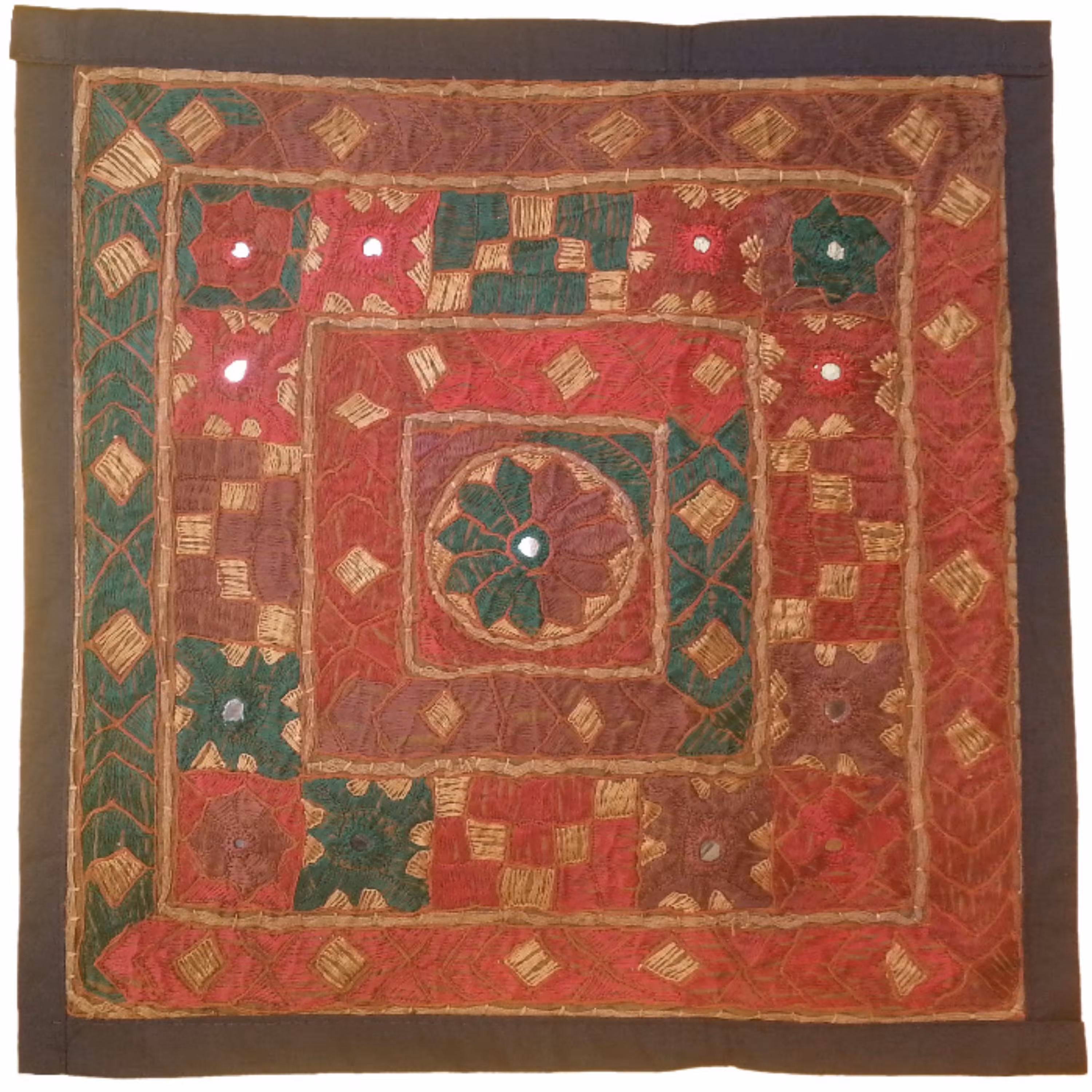 وسط میزی کوچک عسلی سوزن دوزی کد QUSOOZ66