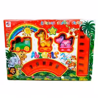 اسباب بازی قطار حیوانات موزیکال  کوچک