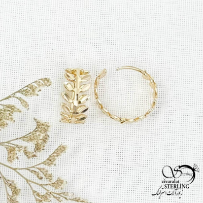 گوشواره ژوپینگ طرح طلا کد 14601