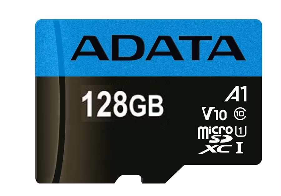 کارت حافظه میکرو اس دی ای دیتا پریمیر UHS-I A1 V10 100MBps با ظرفیت 128 گیگابایت