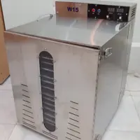 دستگاه خشک کن میوه و سبزیجات و گوشت تمام استیل 15 سینی دارای گارانتی کامل و استفاده آسان