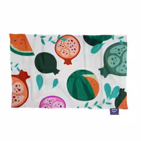 پارچه کادویی ترمه طراحان ایده مدل انار و هندونه یلدا (سفید) کد cfp1743