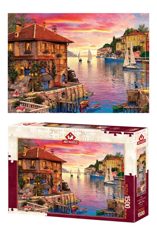 پازل the mediterranean harbour 5374 puzzle 1500