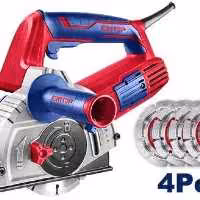 شیار زن دو تیغ 1500 وات با 4 عدد تیغ یدکی ایمتاپ EMTOP مدل EMCR15001