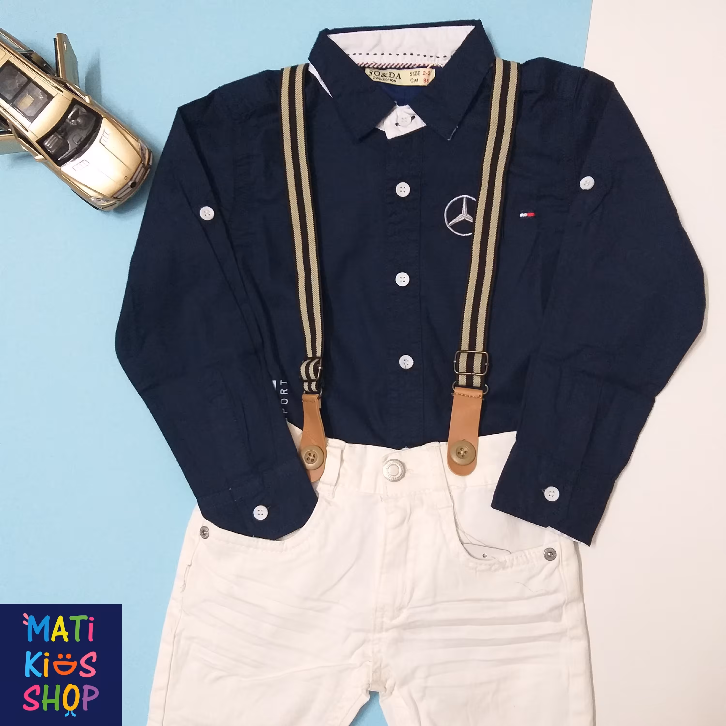 لباس کودک , پیراهن پسرانه کیفیت عالی سایز  40, 45