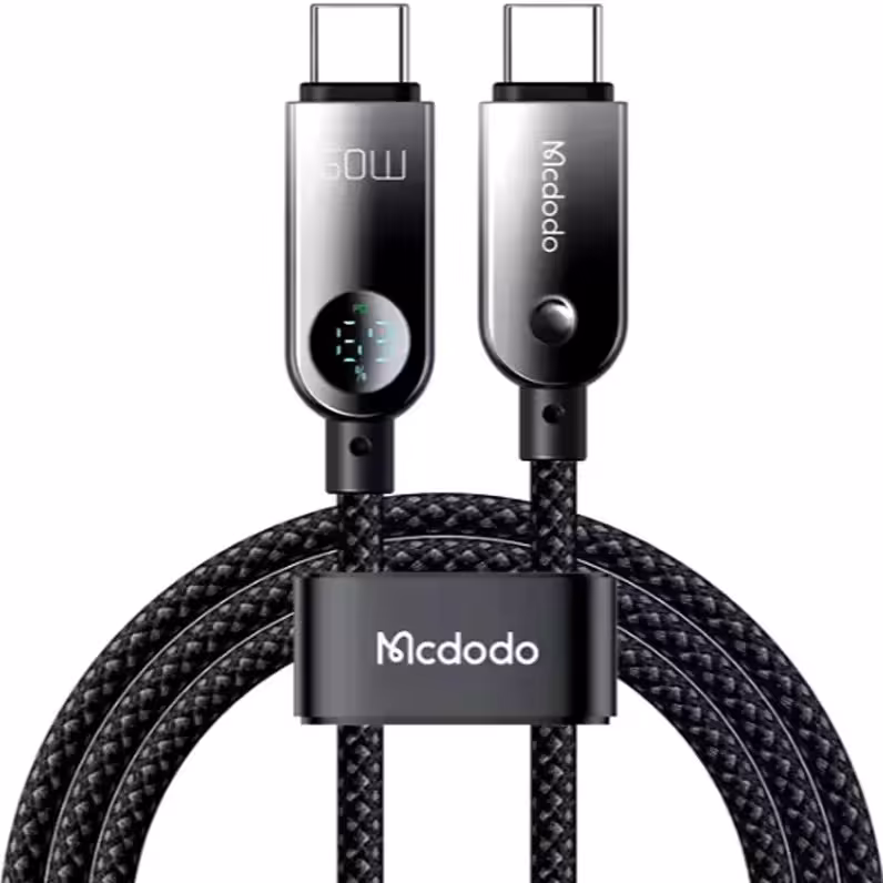 کابل فست شارژ تایپ سی به تایپ سی 60 وات 1.2 متری مک دودو  CA-478