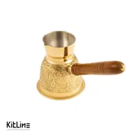 قهوه جوش (جذوه ترک) برنجی 2 کاپ