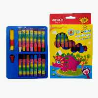 پاستل روغنی آريا 2 12 رنگ Oil Pastel (14 رنگ)