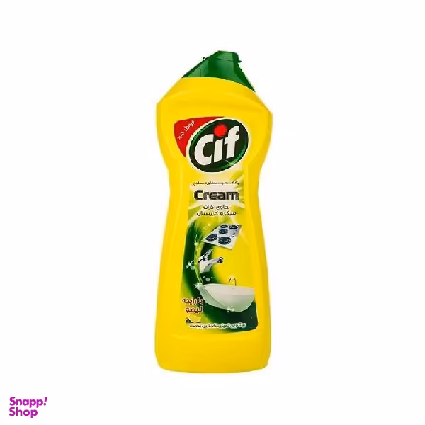 پاک کننده کرمی چند منظوره سیف (Cif) با رایحه لیمو حجم 750 میلی لیتر