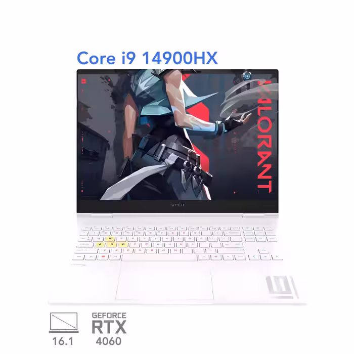 لپ تاپ گیمینگ اچ پی آمن  HP Omen 16 Slim U1024TX Core i9 14900HX RTX 4060 130W 32G 1T 2.5K 240Hz 2024