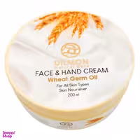 کرم مرطوب کننده دست و صورت دیلمون (Dilmon) مدل Wheat Germ Oil حجم 200 میلی لیتر