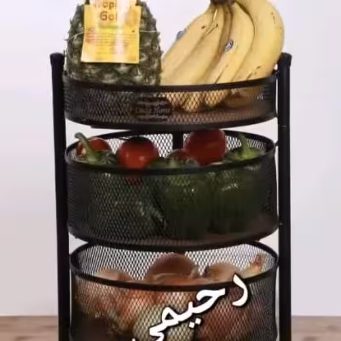 جا سیب زمینی و پیاز گردون 4 طبقه و 4 طبقه قابل شستشو