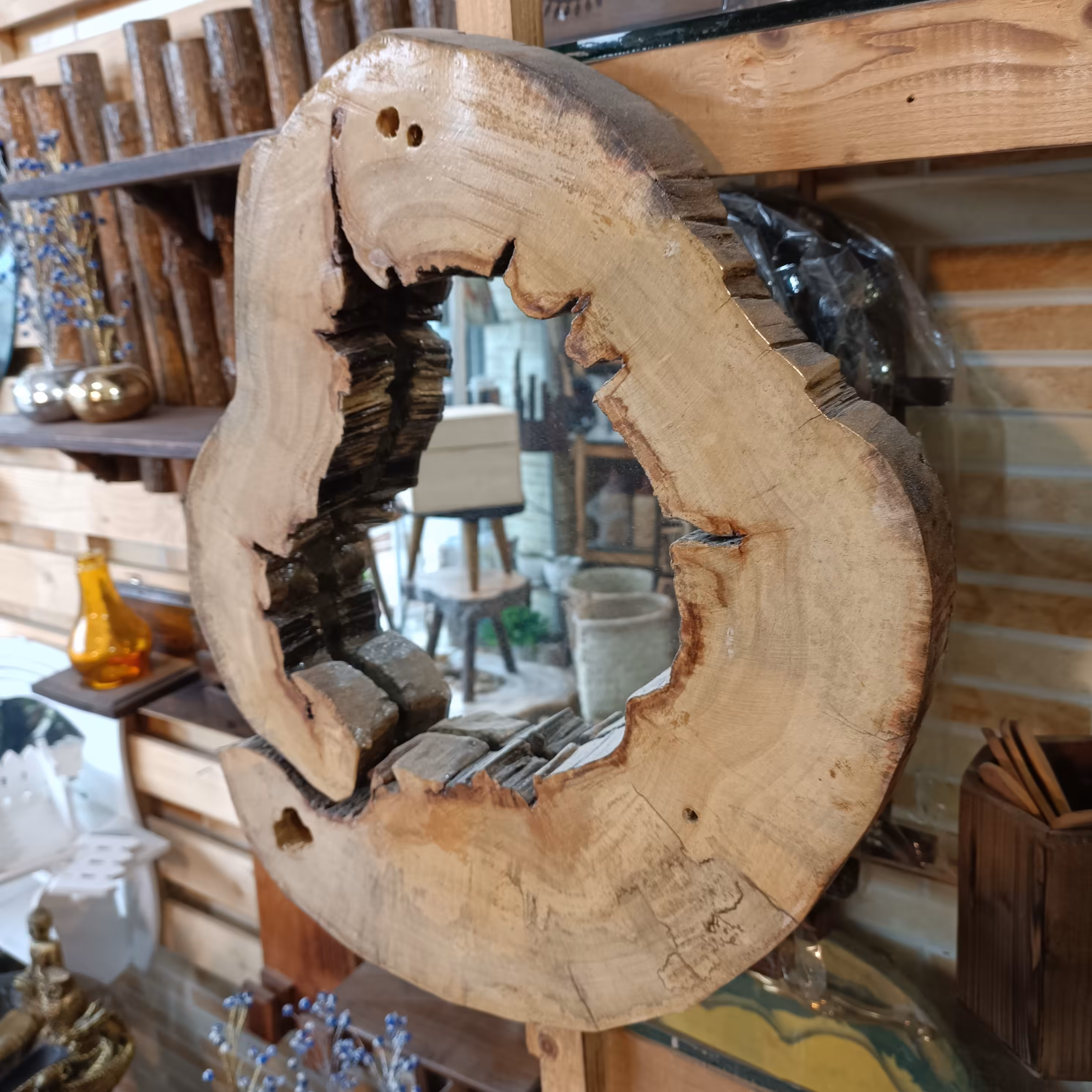 آیینه تنه درخت 